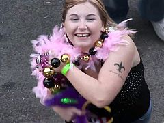 Dude, I was at Mardi Gras and taped there many shameless girls who was ready to flash their marvelous boobs! Just watch this amazing video cuz I made it for you!
