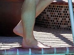 ManRoyale brings you a hell of a free porn video where you can see how the horny gay Tyler Morgan gets his ass blasted by the poolside while assuming very hot poses.