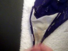 Cumming in NOT my sister's dirty thong