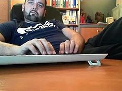 Straight guys feet on webcam #121
