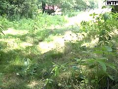 This girl is not shy at all. She decided to go with her boyfriend to the woods, for more adrenaline. After sucking him good, she goes on top. I bet if someone coming they just really don't care and keep going with that wild sex.