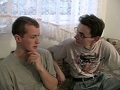 Click to watch these homos, with nice butts and big dicks, while they go hardcore over a couch after sucking each other's meat sticks.