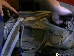 A guy sucks dick girlfriend in vacuum