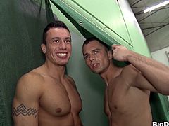 Fernando Torreta and his hot Boris just got done with their match and it's time for a loser to get his asshole rammed. See them banging like crazy.