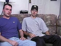Go wild as you watch these queer dudes, with nice butts wearing jeans, while they go really hardcore over a couch in an amateur video.