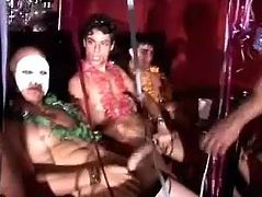 Get a hard dick by watching these homosexuals, with sexy bodies wearing hot underwear, while they suck each other's rockets and more!