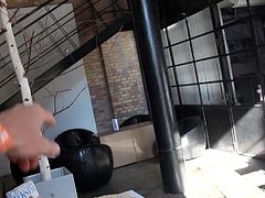 Check out this cute teen, she's up to no good and damn is her bf lucky. She's in a coffee shop with her guy and wants his cock so she shamelessly goes for it. As everyone minds their own business, the chick begins to jerk him and then opens wide and swallows his entire dick. What a naughty little girl!