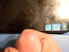 me jerking off with cumshot at end