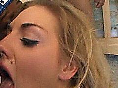 brianna love gets a bukake on her faces after a blowjob gangbang