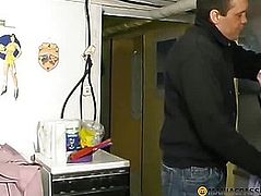 Fucks his maid in the pantry