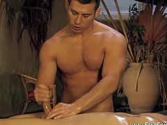 Eros Exotica Gay brings you a hell of a free porn video where you can see how this wild hunk enjoys a hot penis massage while assuming very naughty poses.