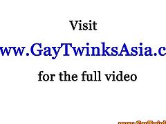 Barebacking asian twinks at home closeup