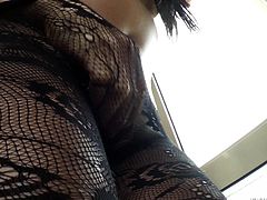 black tranny moans as she is ass fucked