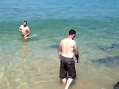 Small penis Pantsed in the sea front group girl - SPH