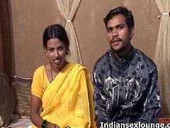 Indian Sex Lounge brings you a hell of a free porn video where you can see how this naughty Indian brunette gets her sweet pink cunt dildoed while assuming hot poses.