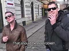 Czech Hunter brings you very intense free porn video where you can see how these three Czech hunks are ready to misbehave a lot while assuming sexy positions.