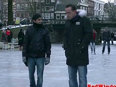 Redlight Sex Trips brings you a hell of a free porn video where you can see how this hot Dutch hooker entertains two horny dudes while assuming very naughty positions.
