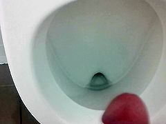 I cum in public toilet