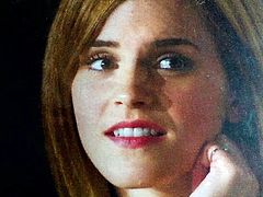 Emma Watson Huge Double Facial Cum Tribute II