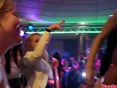 Party Hardcore brings you a hell of a free porn video where you can see how this sex party at the club gets out of control as these blonde and brunette sluts get banged hard.
