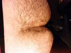pegging,strapon session with my sub hairy arabian gay man 2