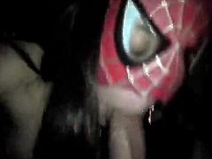 Boquete da novinhas Spidergirl no carnaval