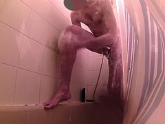 Modus erecuts: taking shower, shaving dick