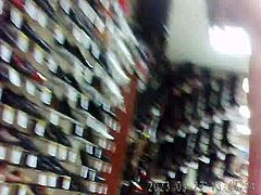 The shoe shop! Amateur hidden cam!