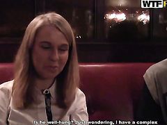 Delicious wench Marika gets her mouth attacked by guys beefy rock hard meat stick