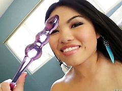 Cindy Starfall dildoing her pussy