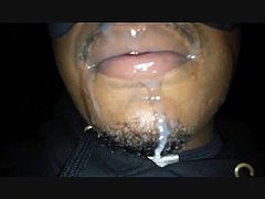 Smoking with Cum Facial