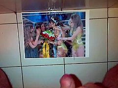 Firehose cumshot tribute on Miss Italia 2015