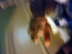 Sissy crossdresser sucking a black man part2