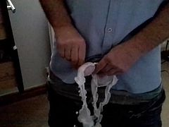 WORKMATE WITH WIFES WHITE THONG