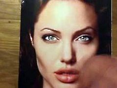 Cum Tribute - Angelina Jolie