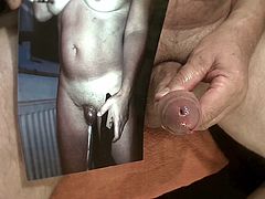 Tribute for ReifeBitch69 - Titten und Fotze vollgespritzt