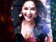 cum tribute to hot milf madhuri dixit