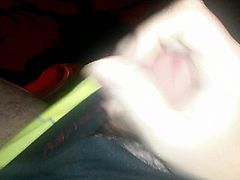 Super quick slomo cumshot! :)