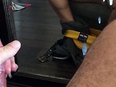 Hot Dude Cranks One Out at Home