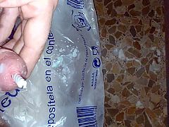 cera caliente con vela en mi polla