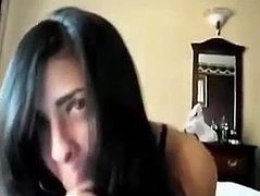 Jugs Horny Baby eating, licking n sucking the Dick