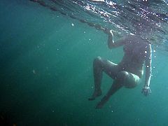 Nude beach underwatercam - Marina