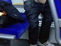 jacking off on the bus for fun