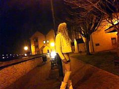 new jacket love tranny public flashing