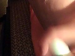 Chubby Mom Fucking Herself and Squirting