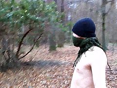 Me walking barenaked outside