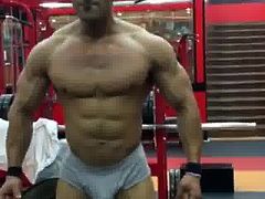 bodybuilder big bulge