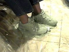 Nike Shox Slimed