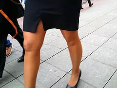 pantyhose legs , skirt, walk