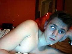 German Cute Horny Boy Cums On Cam